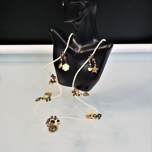 Iris Lane Necklace 1980s Designer Signed One of a Kind Vintage Beach Boho